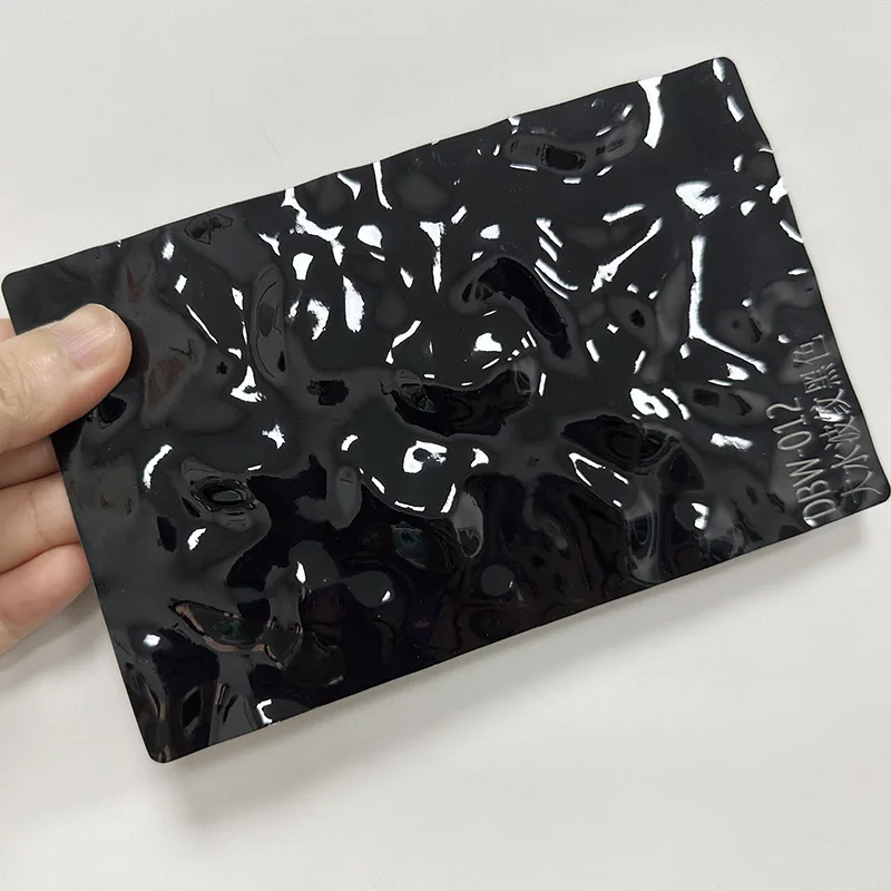 PET Water Ripple көміртекті кристалды қабырға панелі